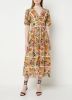 BA&SH Benja maxi jurk met bloemenprint en V hals online kopen