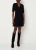 BA&SH Kao mini jurk in zijdeblend met ribstructuur online kopen