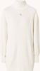 Calvin Klein Gebroken Wit Mini Jurk Badge Loose Sweater Dress online kopen