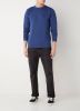 Denham Applique sweater van biologisch katoen met logo online kopen
