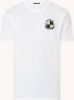 Denham Mayfair T shirt met logo en backprint online kopen