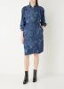 Expresso Midi jurk van lyocell met strikceintuur online kopen