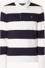 GANT Regular Fit Poloshirt lange mouw wit/blauw, Horizontale strepen online kopen