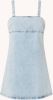 Mango Kyomi mini jurk in lyocellblend met rechthoekige hals online kopen