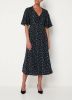 Mango Mina midi jurk met bloemenprint en V hals online kopen