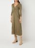 Mango Palson fijngebreide midi jurk met geknoopt detail online kopen