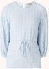 MOS MOSH Stomach viewer blouse blouses 142740 , Blauw, Dames online kopen