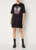 NIKKIE Colorful oversized T shirt jurk met logoprint online kopen