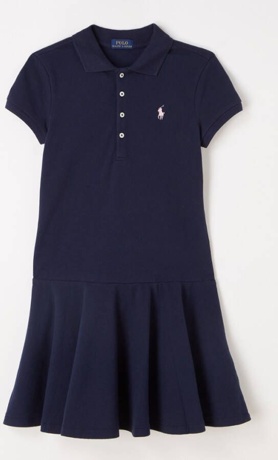 Ralph Lauren Polo jurk van piqu&#xE9, katoen online kopen