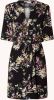 Scotch & Soda Zwarte Mini Jurk Allover Printed Loose Fit Dress online kopen