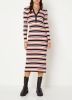 Scotch & Soda Ribgebreide midi jurk in wolblend met gestreept dessin online kopen
