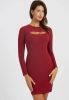 Guess Daggebreide jurk , Rood, Dames online kopen