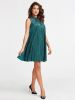 Sman Dress. Plisset Diva Lurex Green online kopen