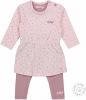 Dirkje baby jurk + legging met biologisch katoen roze/lichtroze online kopen