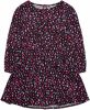 ONLY KIDS MINI jurk KOMSCARLETT SOLVEIG met all over print zwart/roze/paars online kopen