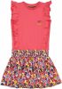 Quapi Girls gebloemde jurk Maks koraalroze/multicolor online kopen