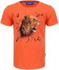Someone ! Jongens Shirt Korte Mouw -- Oranje Katoen online kopen