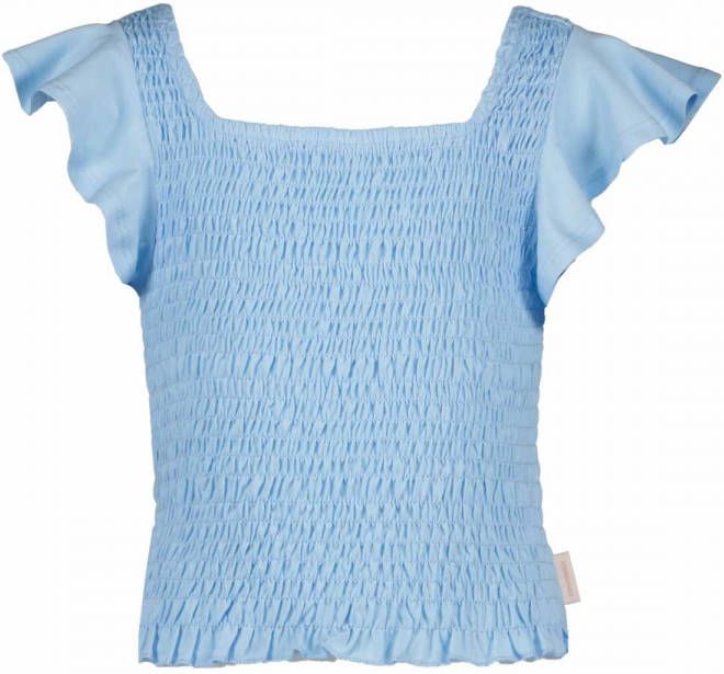 VINGINO ! Meisjes Shirt Korte Mouw -- Blauw Katoen online kopen