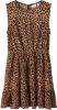 NAME IT MINI jurk NMFVINAYA van gerecycled polyester bruin online kopen