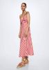 Mango Aveiro midi jurk met streepprint online kopen