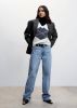 Mango Danila high waist bootcut jeans met gerafelde zoom online kopen