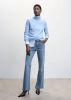 Mango Elle mid waist flared jeans met medium wassing online kopen