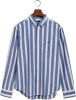Gant casual overhemd regular blauw wit gestreept katoen wijde fit online kopen