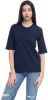 Lacoste Shirt met ronde hals met harmonieus gekleurde logopatch online kopen