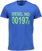 Diesel t shirt t diego_00sasa , Blauw, Heren online kopen
