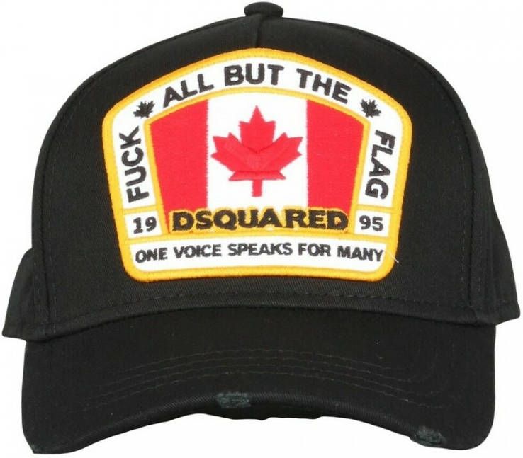 Dsquared2 Canadian Flag pet met logoborduring online kopen