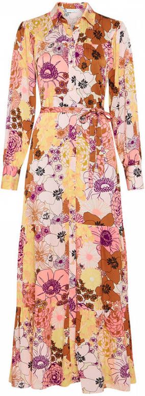 Fabienne Chapot Nina Maxi Dress Jet Set Flower , Roze, Dames online kopen