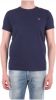 Gant T shirt ORIGINAL T SHIRT CREW klein contrast logoborduursel online kopen