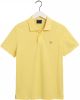 GANT Original Regular Fit Polo shirt geel, Effen online kopen