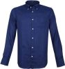 Gant Regelmatig linnen shirt , Blauw, Heren online kopen