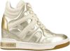 Guess Lisa sneakerwedge met metallic finish online kopen