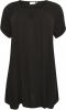 Kaffe Curve semi transparante tuniek KCami met open detail zwart online kopen