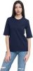 Lacoste Shirt met ronde hals met harmonieus gekleurde logopatch online kopen