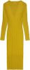 Marc O'Polo Ribgebreide maxi jurk in linnenblend met zijsplitten online kopen