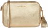 Michael Kors 9746 jet set medium camera bag leather pale gold online kopen