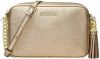 Michael Kors 9746 jet set medium camera bag leather pale gold online kopen