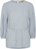 MOS MOSH Stomach viewer blouse blouses 142740 , Blauw, Dames online kopen