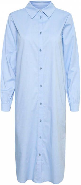 My Essential Wardrobe Mwalice Long Shirt Bluser 10703733 , Blauw, Dames online kopen