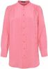 Opus Long Button Down Shirt , Roze, Dames online kopen