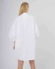 Silvian Heach Abito Chemisier CON Maniche A Palloncino , Wit, Dames online kopen