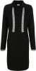 Alba moda Gebreide jurk met tunnelkoord Zwart online kopen