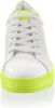 Alba moda Sneaker met neonkleurige zool Wit/Neongeel online kopen