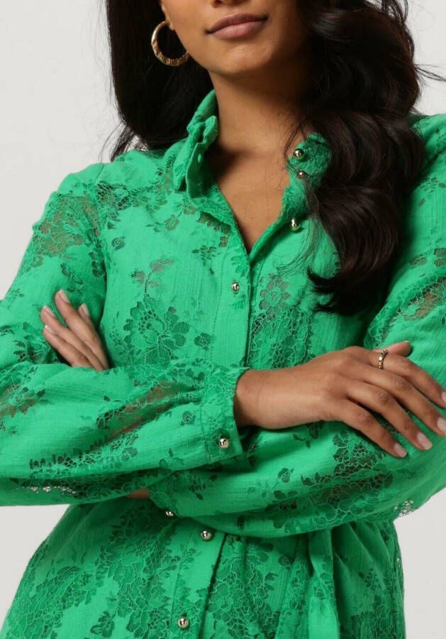 Liu Jo Mini blousejurk van kant met strikceintuur online kopen