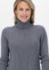 Minus Lichtgrijze Mini Jurk Ava Knit Turtleneck Dress online kopen