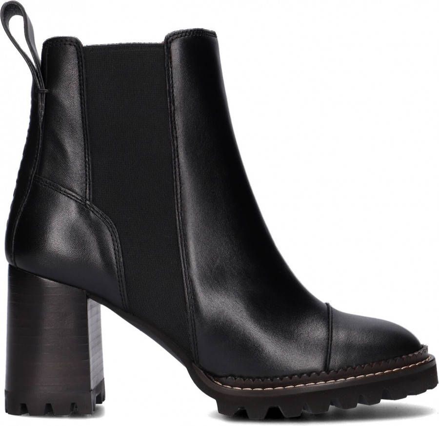 See by Chloé Mallory heeled ankle boots , Zwart, Dames online kopen