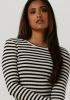 Selected Femme T shirts Anna Long Sleeve Crew Neck Tee Str S Zwart online kopen